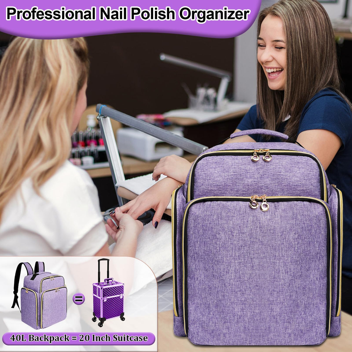 ahzske golden zipper and 600D fabric detail highlighting durability