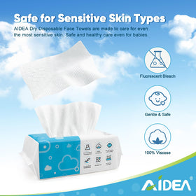 AIDEA close-up texture of towel highlighting softness and absorbency benefit