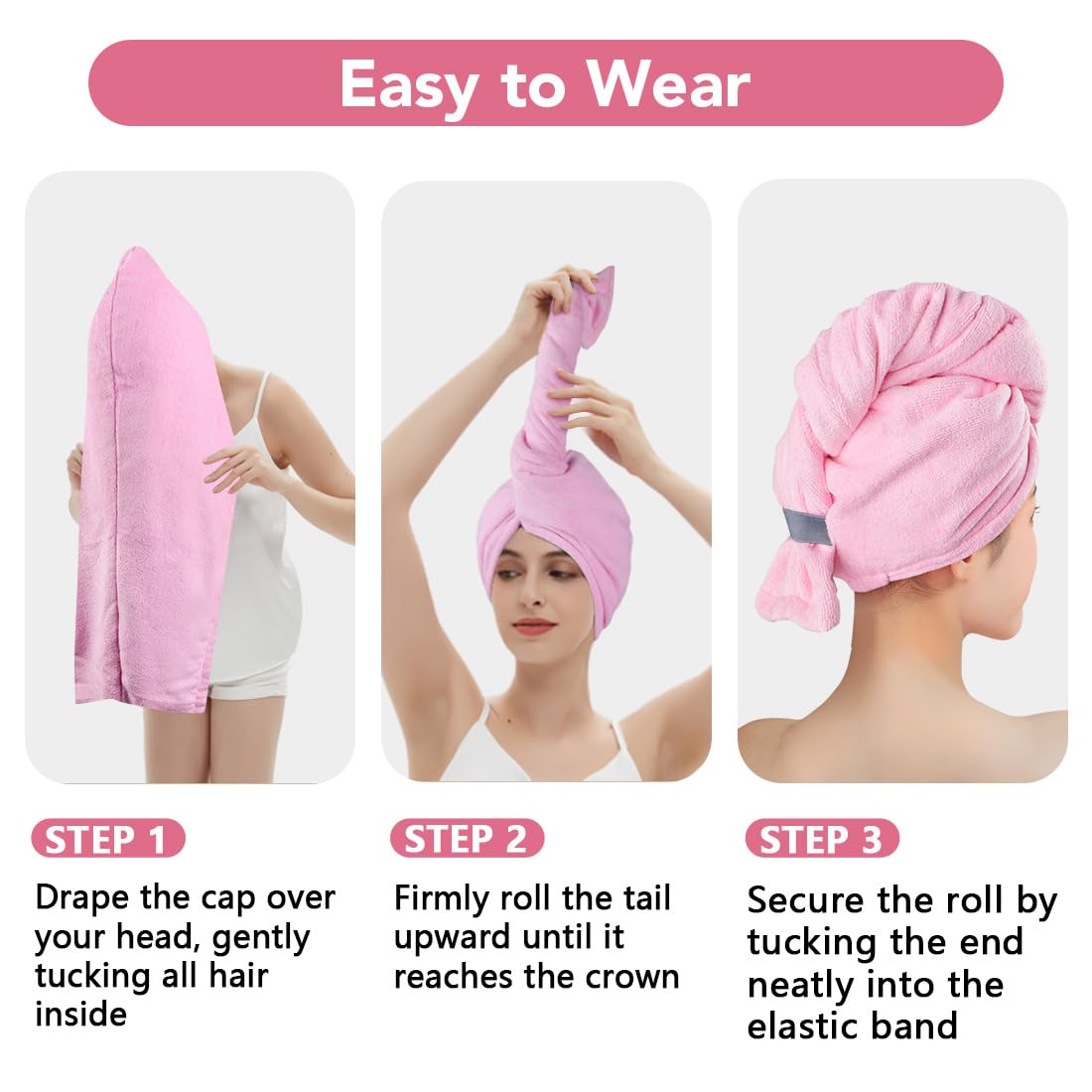 AIDEA neatly folded towels packed for travel, lightweight and space-saving