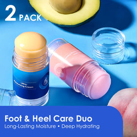 AIFUFAND blue moisturizing stick close-up showing smooth finish and easy application