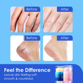 AIFUFAND texture on hand demonstrating creamy balm glide and fast absorption benefit