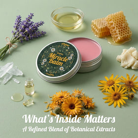 AIFUFAND balm applied to heels showing foot care smoothing rough skin