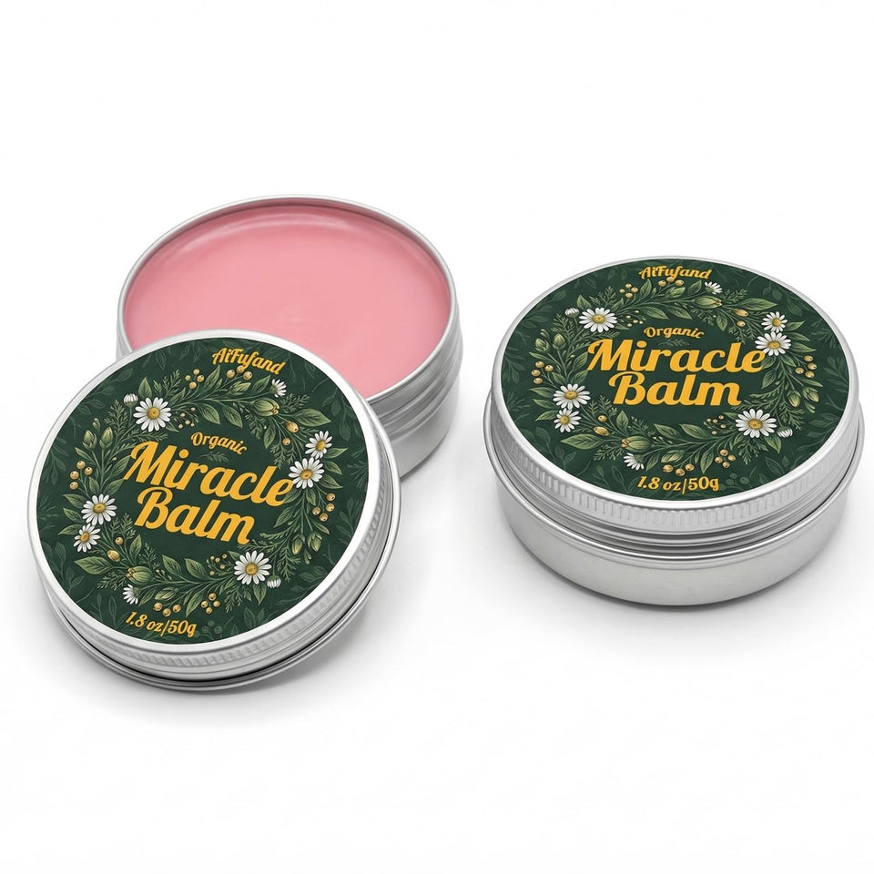 AIFUFAND front packaging showing two 1.8 oz tins and botanical styling for easy identification