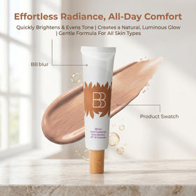 Aigomc product applied on hand showing buildable coverage and blur