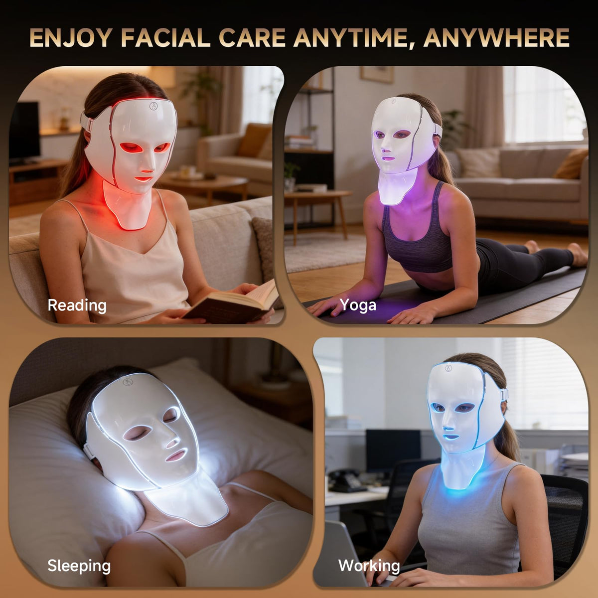 AIHEU mask controls and adjustable strap detail for secure, comfortable fit