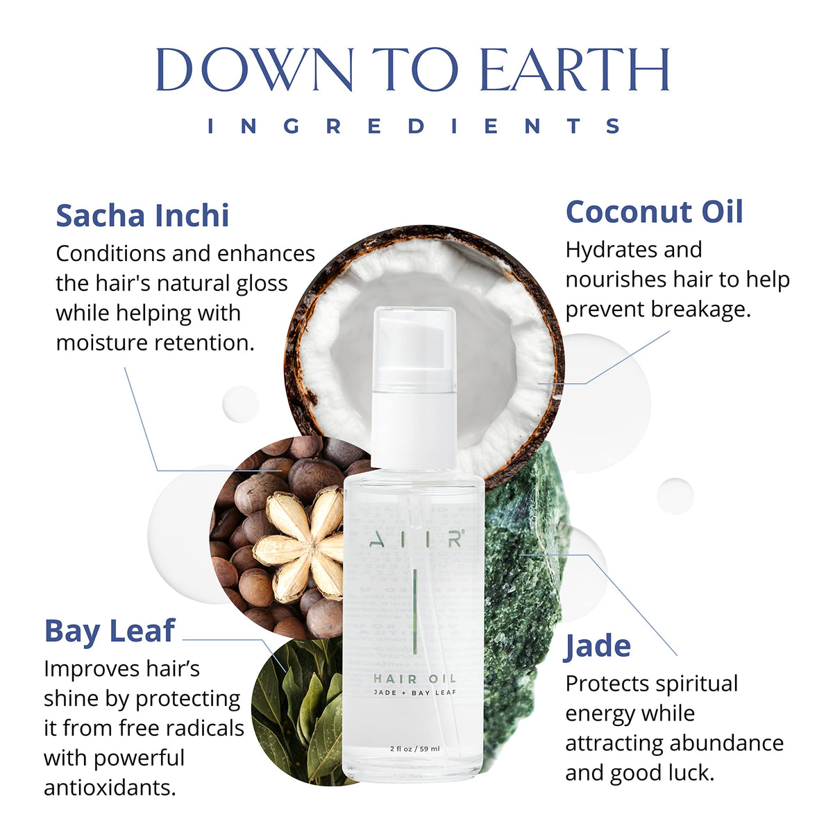 AIIR oil texture on hand demonstrating lightweight absorbency