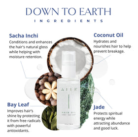 AIIR oil texture on hand demonstrating lightweight absorbency