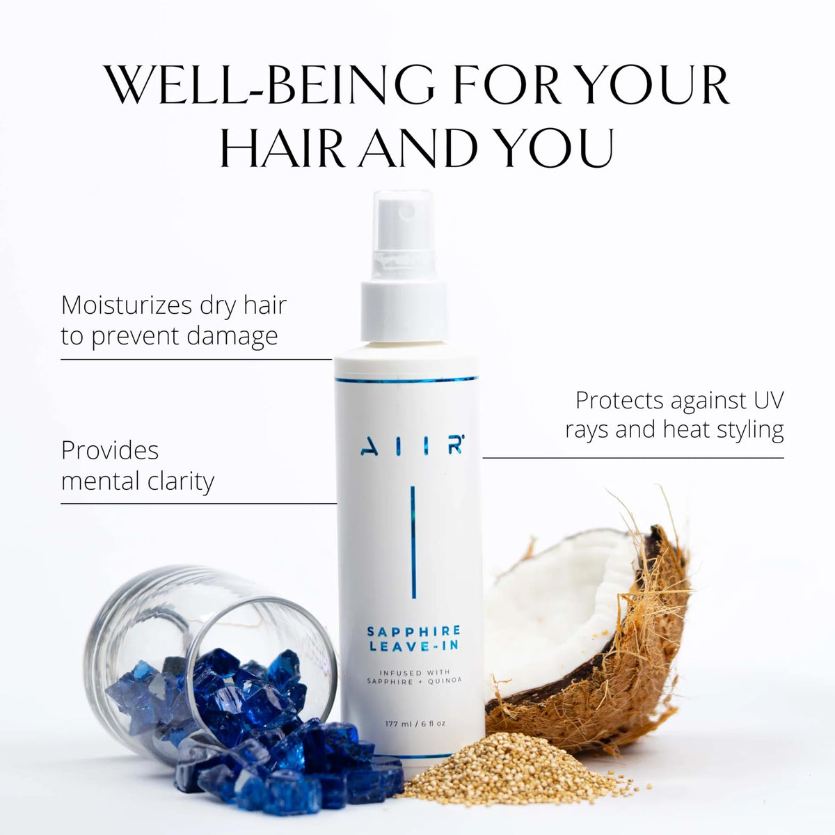 AIIR texture in hand demonstrating lightweight feel and quick absorption