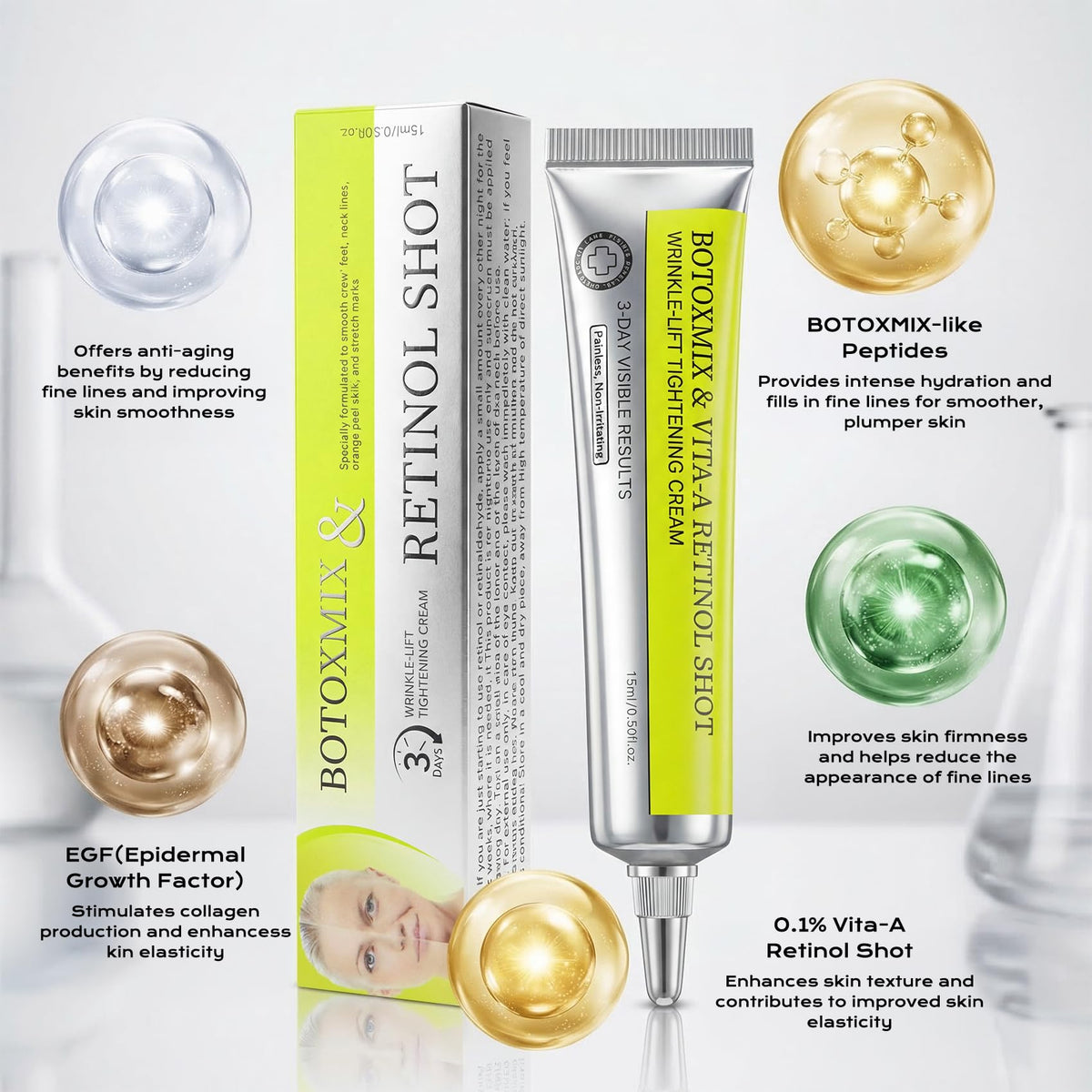 Aikertec cream texture close-up highlighting smooth absorption benefit