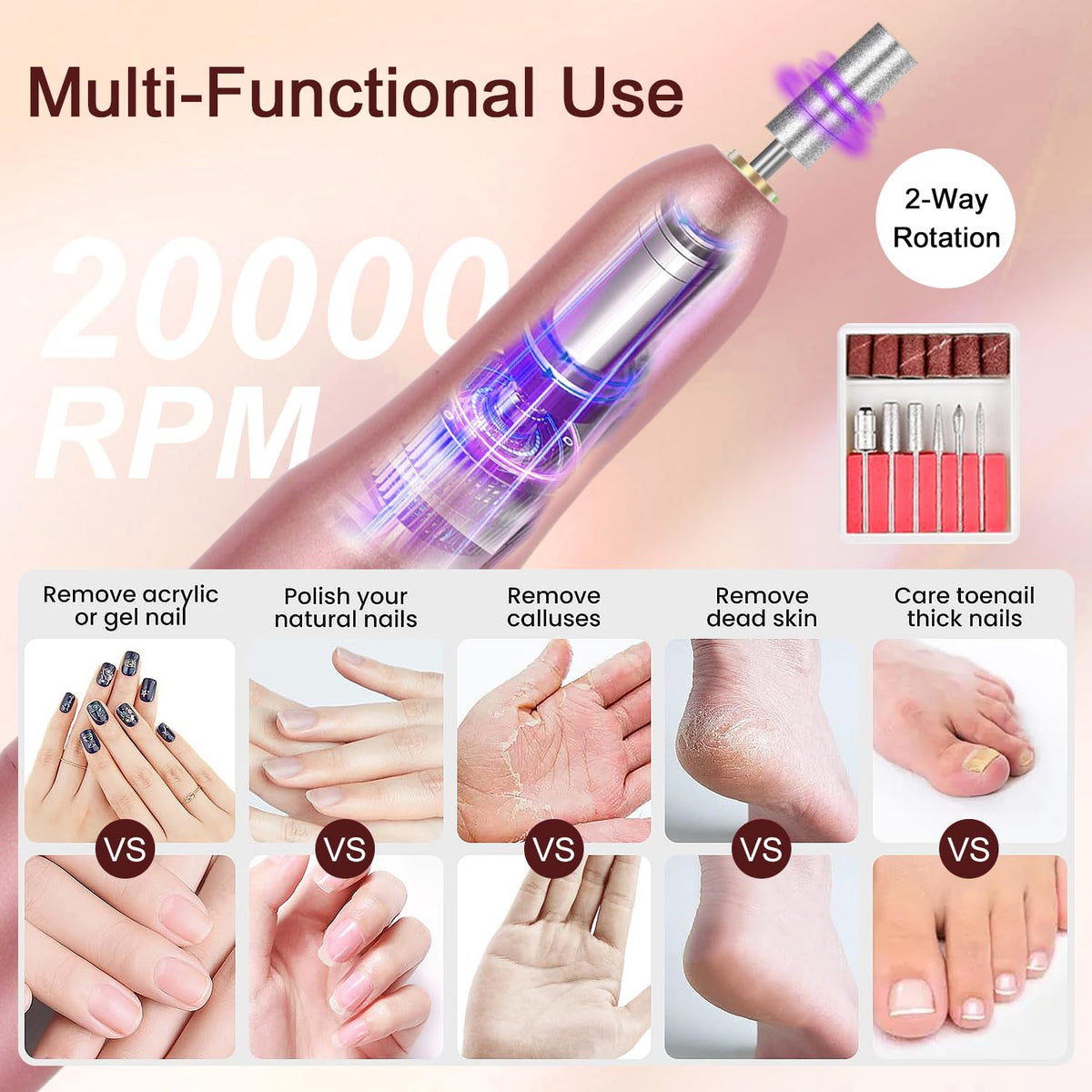 AILALUO acrylic brushes with forms for precise sculpting and smoother application