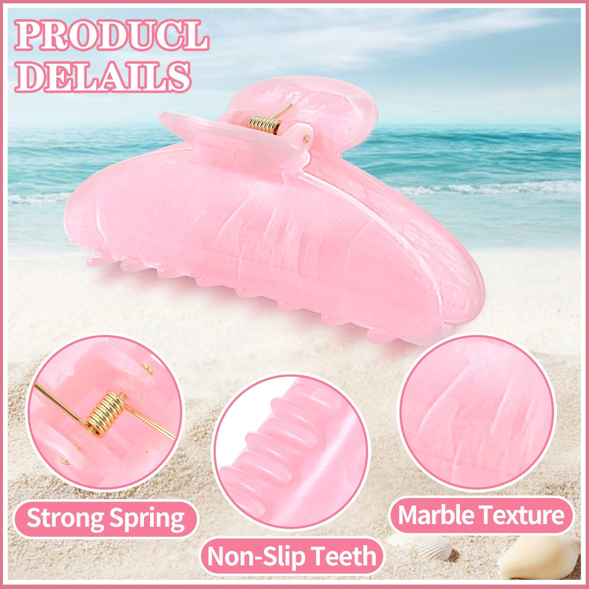 Ailefentene clip used in thin hair half-up style demonstrating gentle, slip-free hold