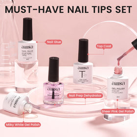 AILLSA hands applying a tip using kit tools for easy at-home application