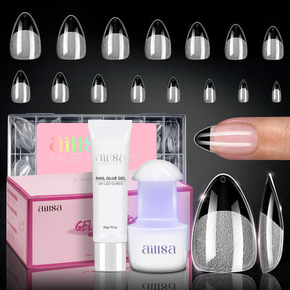 AILLSA front packaging showing full gel nail extension kit essentials