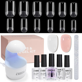AILLSA front packaging showing full kit for easy at-home nails