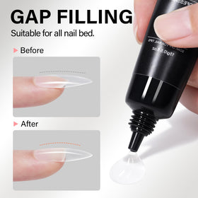 AILLSA size scale with ruler showing two 15g bottles for quantity comparison benefit
