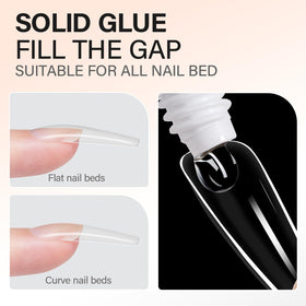 AILLSA close-up glossy gel texture demonstrating smooth, bubble-free application