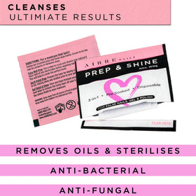AIRRE NAILS label detail showing alcohol formula and prep instructions for clarity