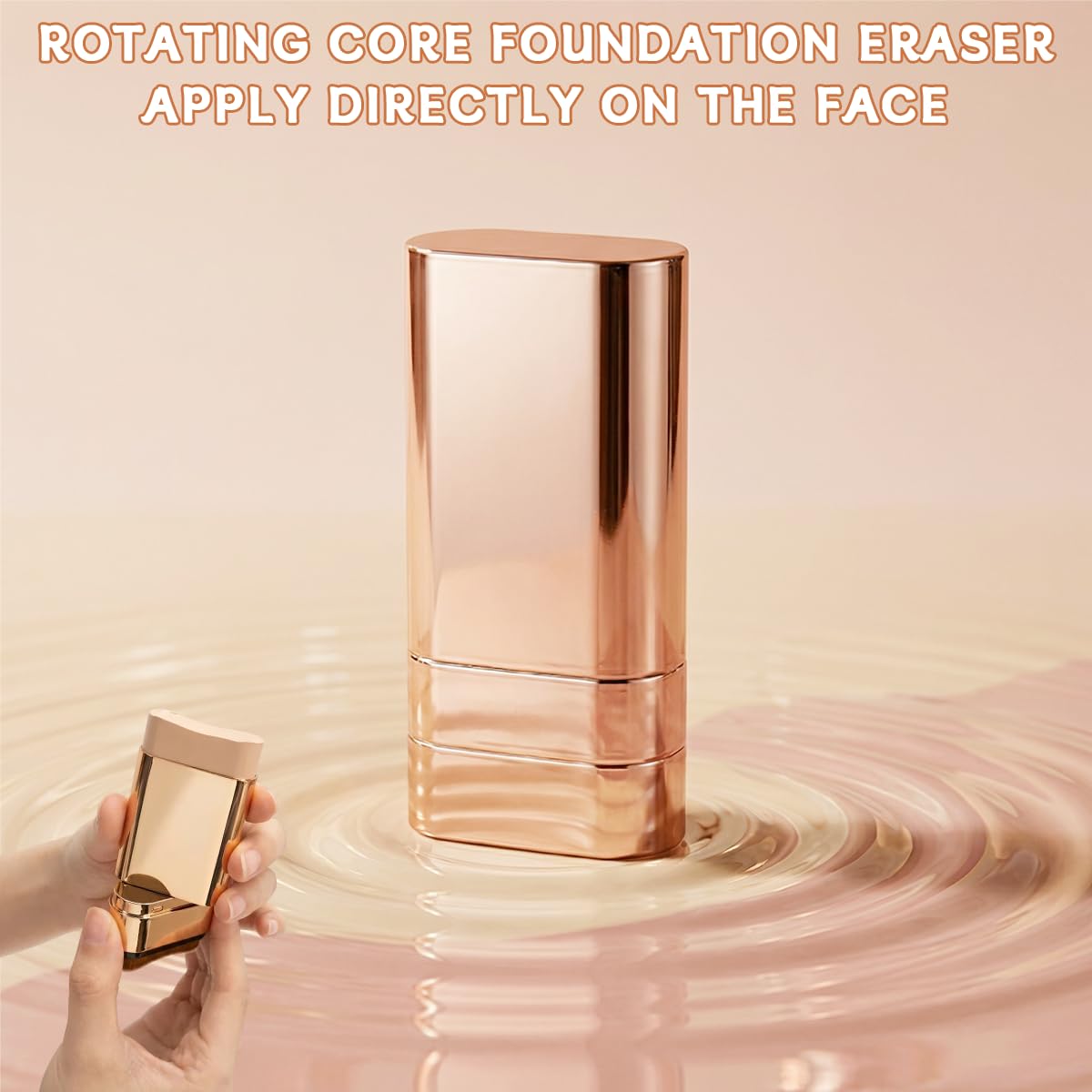 Aiwejay Hanae Korea close view of both ends highlighting concealer and foundation benefits
