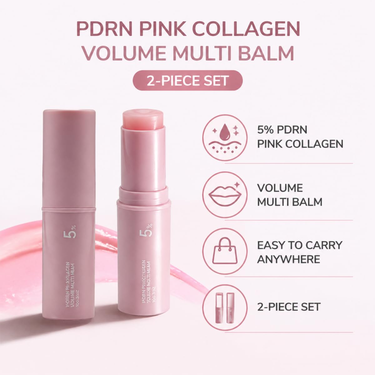Aiwejay lip application demonstrating plumping and softening effect
