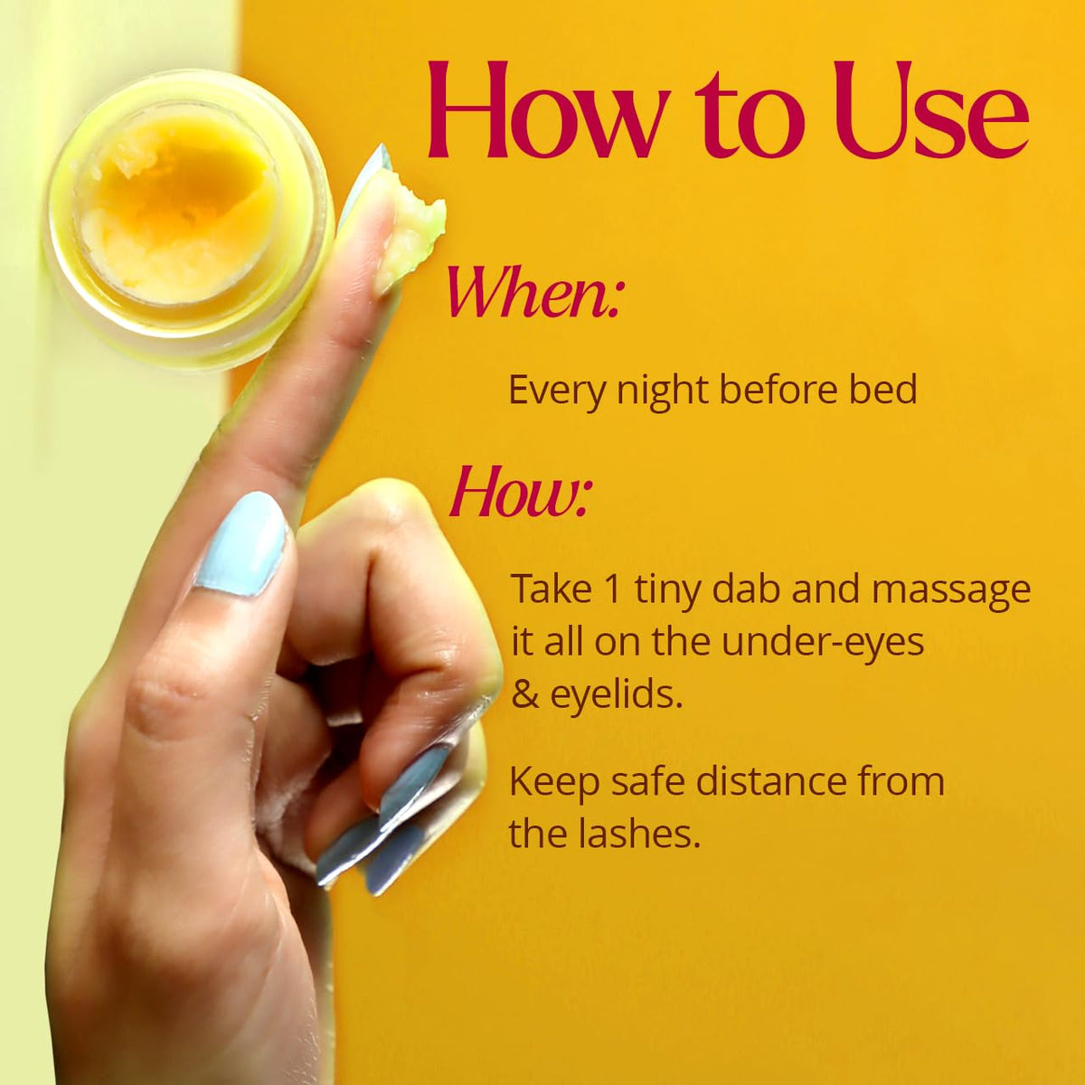 The Ayurveda Experience demonstrating gentle fingertip application for sensitive skin