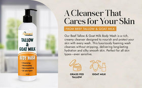 AJOMED COSMETICS creamy texture close-up showing moisturizing lather