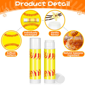 AKAIXI close-up label highlighting softball motif and vanilla scent