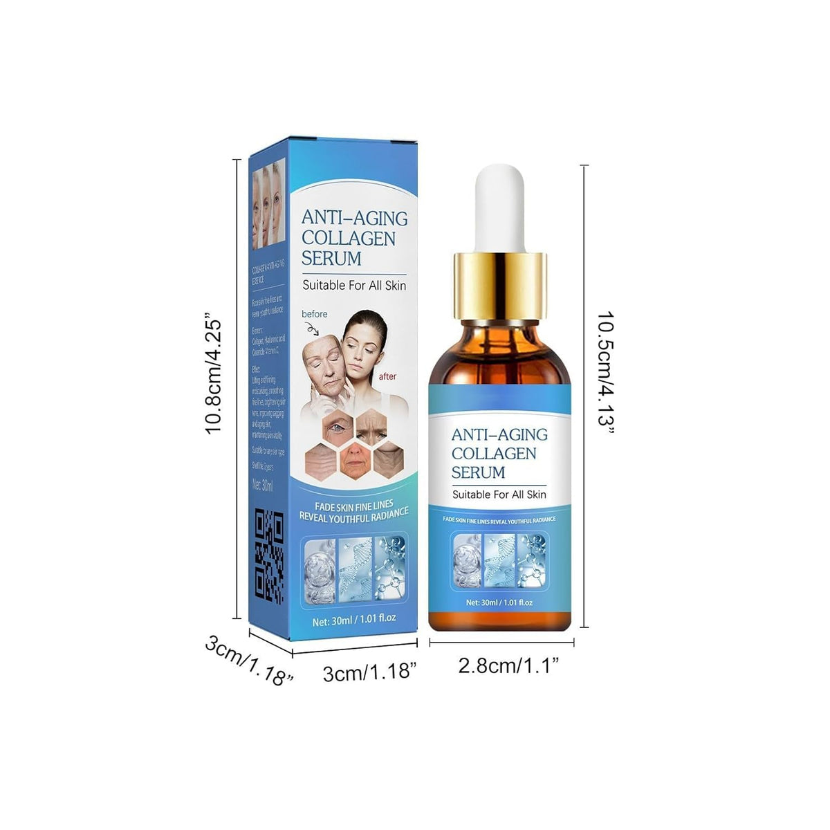 AKEASS travel pouch with bottles for on-the-go skincare convenience