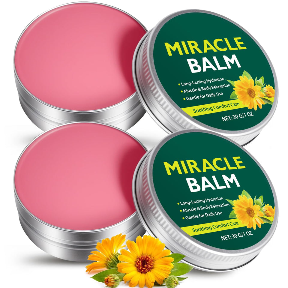 Akeeronn Miracle Balm two tins front view showing compact portability and quick application benefit