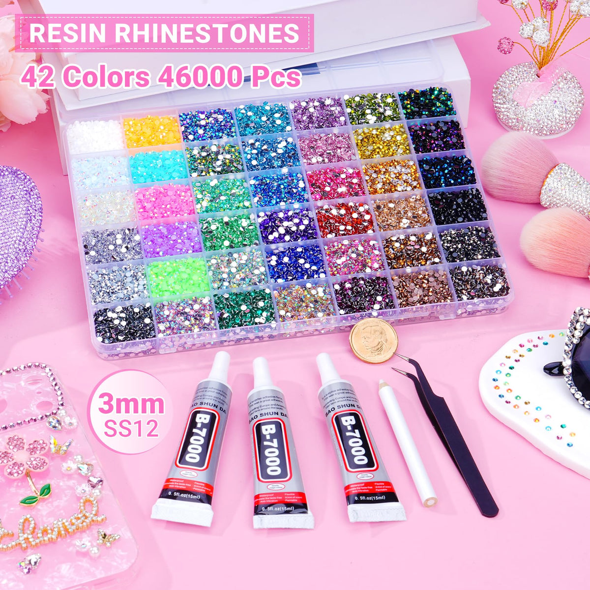 AkiliBIELY close-up of AB jelly facets highlighting intense sparkle and reflective detail