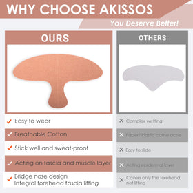 akissos hands applying patch for precise placement and seal