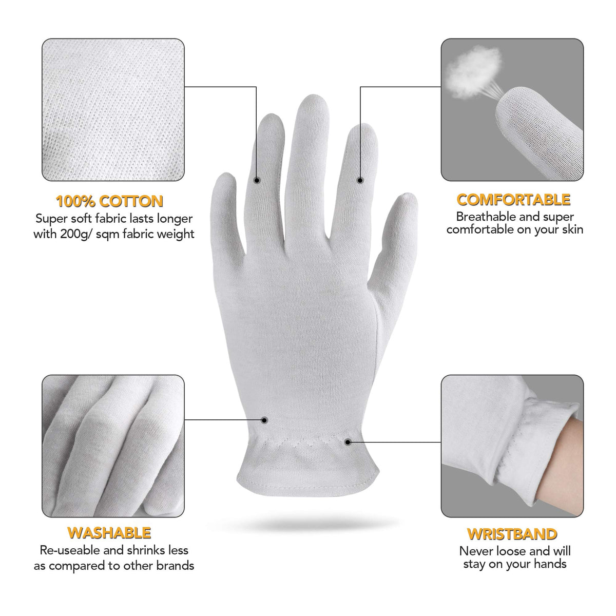 AKRILANE reusable mesh laundry bag with gloves ready for washing, ensures long-term care