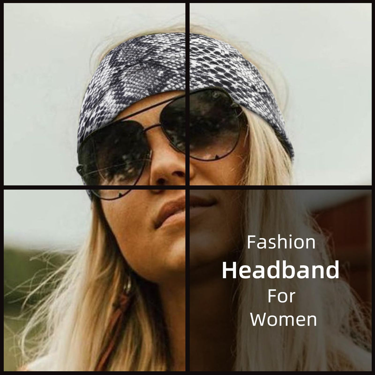 AKTVSHOW ten colorful headbands laid flat showing mix-and-match options