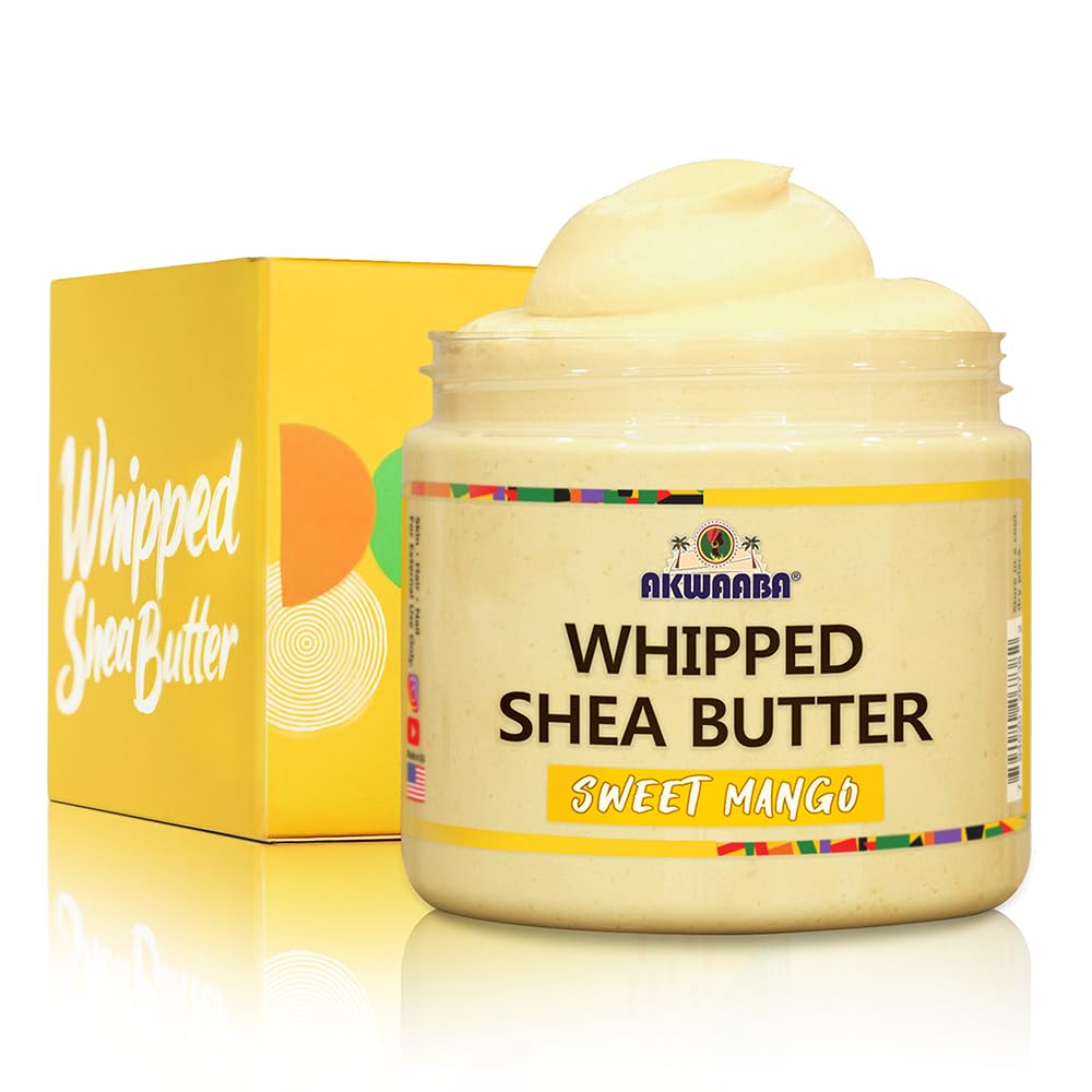 AKWAABA jar front view showing sweet mango label and nourishing benefits