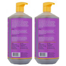 Alaffia label close-up displaying fair trade seal and ethical-sourcing benefit