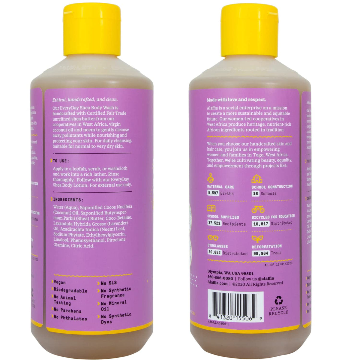 Alaffia creamy lather texture close-up showing gentle, hydrating foam