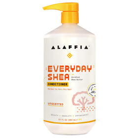 Alaffia front bottle view showing product benefit of daily hydration