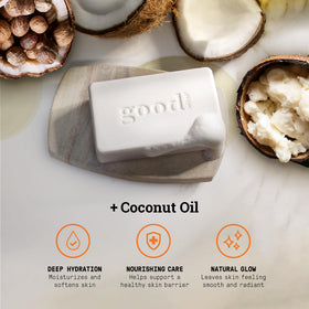 Alaffia small lavender trial bar image showing travel-friendly option