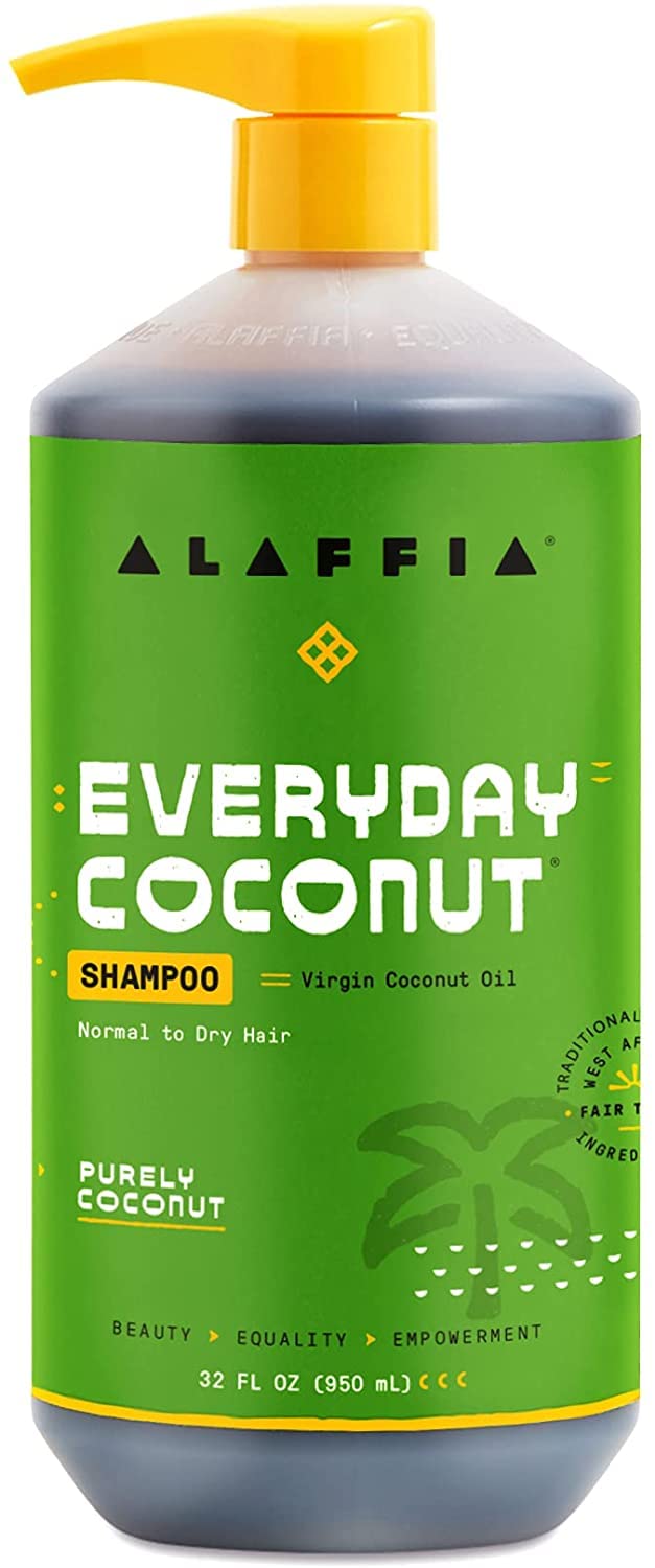 Alaffia bottle styled in bathroom illustrating everyday use