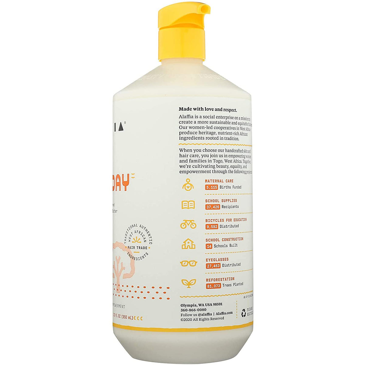 Alaffia raw shea butter texture close-up highlighting nourishing ingredients