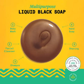 Alaffia creamy soapy lather close-up demonstrating soft foam