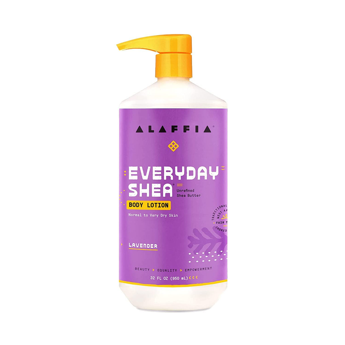 Alaffia two bottles stacked display showing value of the 2‑pack purchase