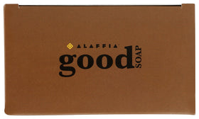 Alaffia value pack compared to a hand for scale and longevity benefit