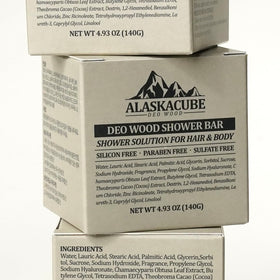 Alaskacube in gift box staged to show luxury presentation for gift giving