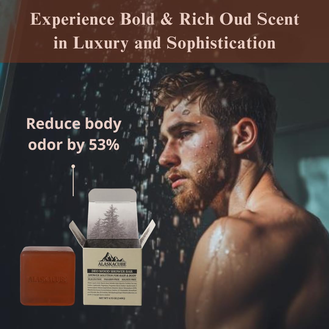 Alaskacube lather in hand illustrating thick foam and easy application benefit