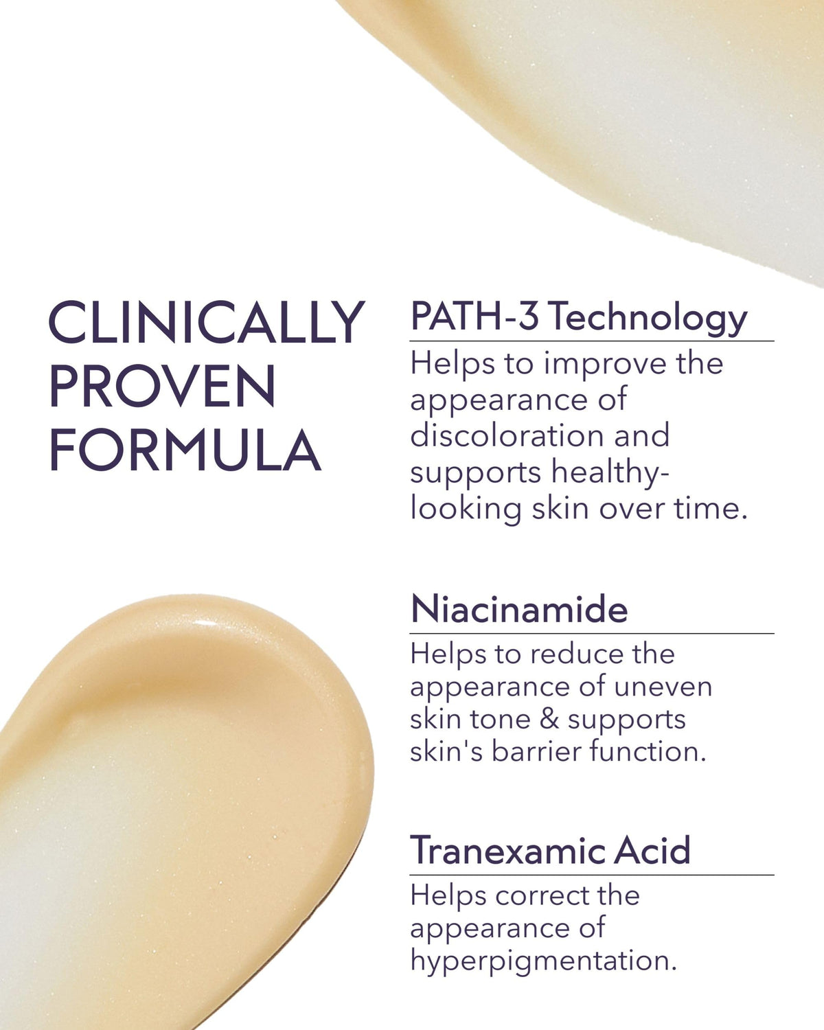 ALASTIN label showing ingredient emphasis for balanced complexion