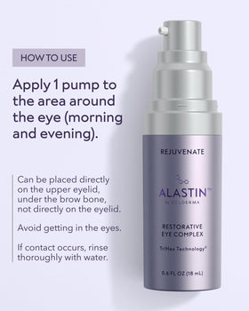 ALASTIN Skincare cream absorbing into skin illustrating non-greasy finish