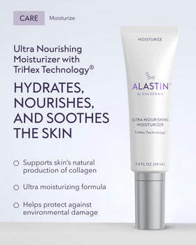 ALASTIN cream texture close-up highlighting rich hydration and smoothness
