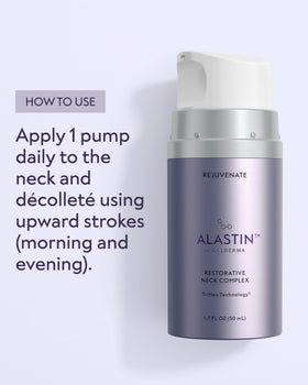ALASTIN product label highlighting TriHex Technology and collagen support