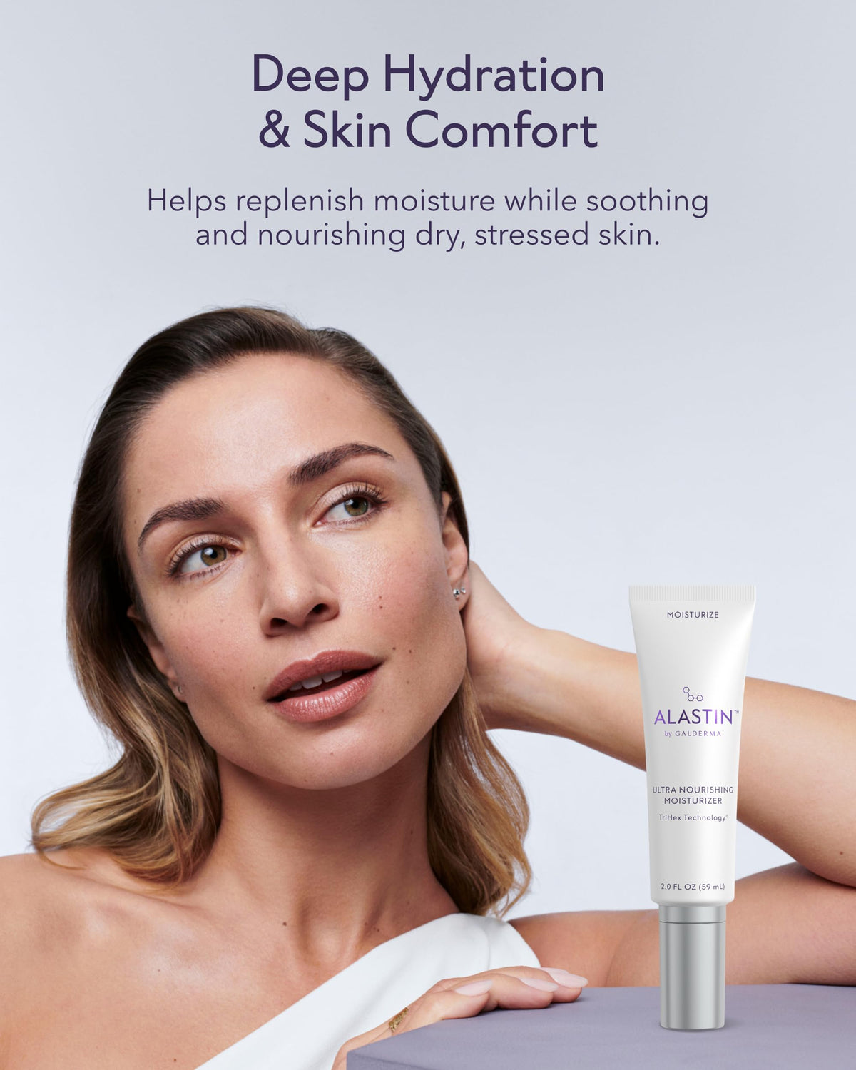 ALASTIN open jar revealing creamy formula and easy scoop application