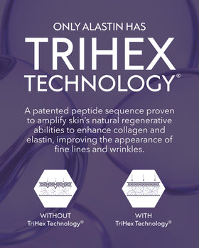 ALASTIN Skincare on bathroom counter suggesting daily routine and convenience